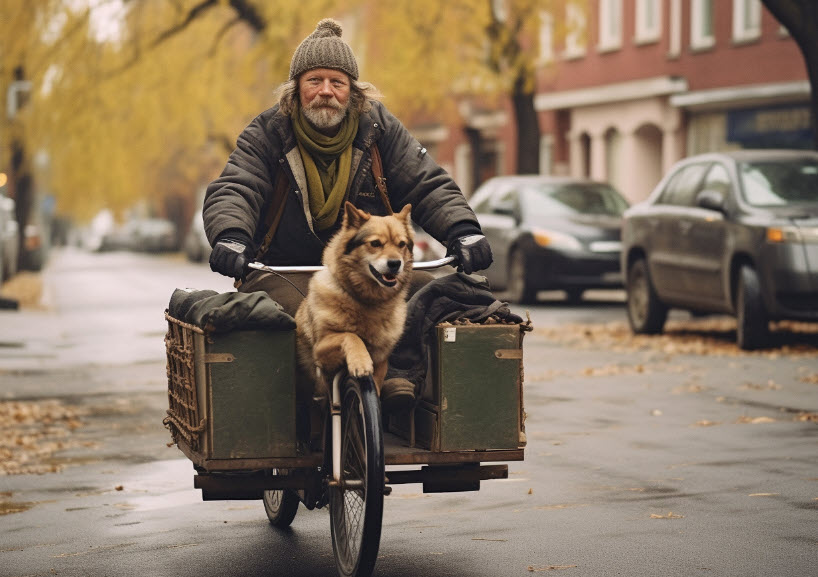 cykelvagn hund
